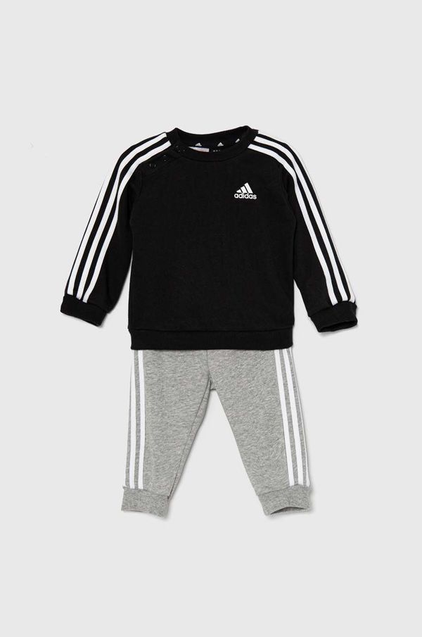 adidas Trenirka za dojenčka adidas I 3SOG črna barva, IV7391