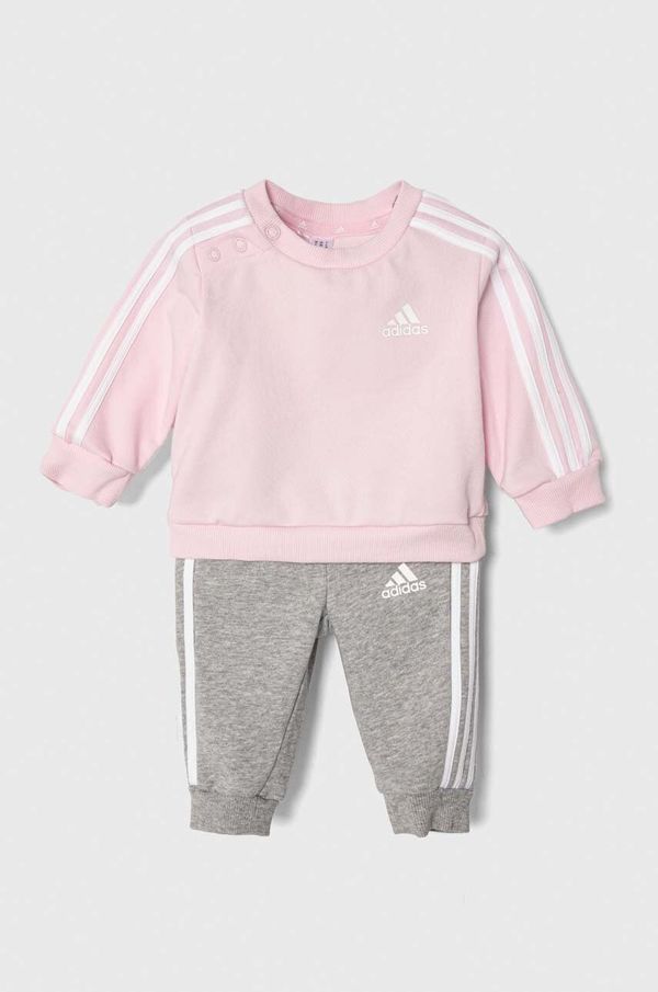 adidas Trenirka za dojenčka adidas roza barva