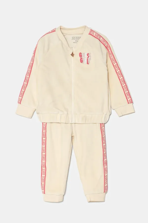 Guess Trenirka za dojenčka Guess bež barva, A4BG09 KAVN4