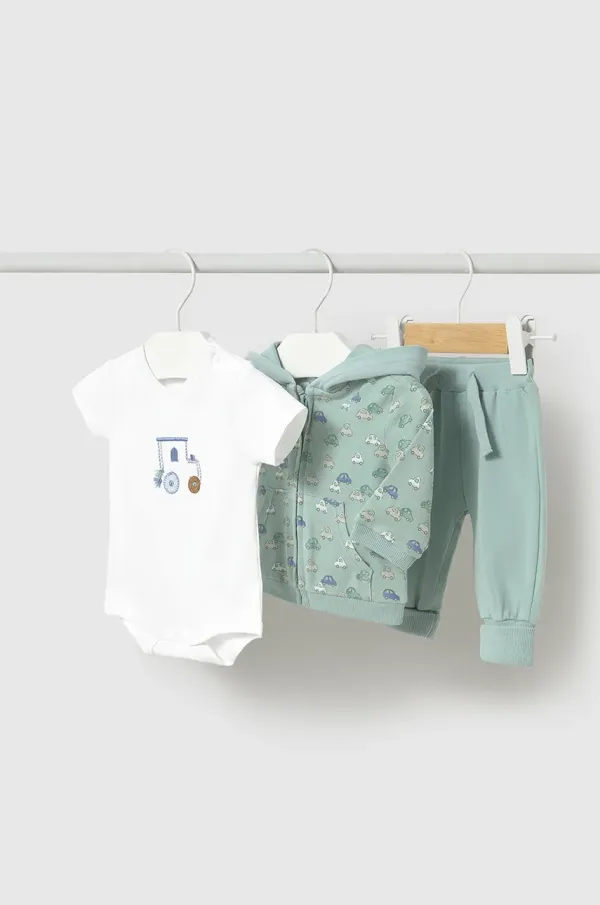 Mayoral Newborn Trenirka za dojenčka Mayoral Newborn turkizna barva, 1803