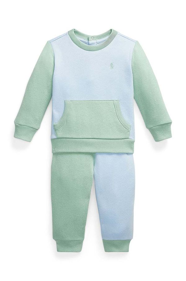 Polo Ralph Lauren Trenirka za dojenčka Polo Ralph Lauren zelena barva