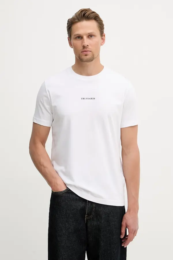 Trussardi Trussardi kratka majica moška bombažna