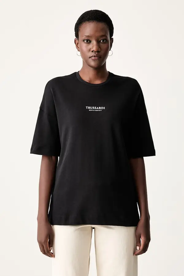 Trussardi Trussardi kratka majica ženska bombažna
