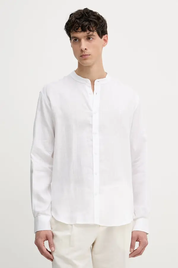 Trussardi Trussardi moška lanena srajca