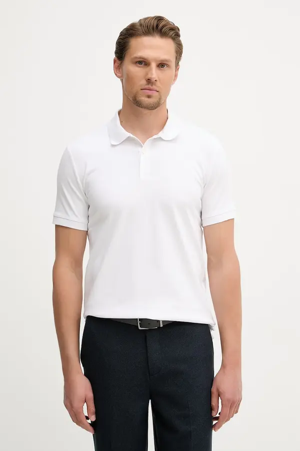 Trussardi Trussardi Polo majica moška bombaž z elastanom