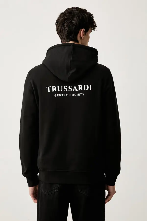 Trussardi Trussardi pulover s kapuco moški bombažen
