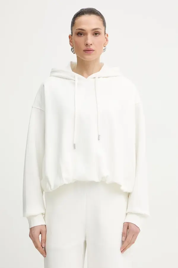 Trussardi Trussardi pulover s kapuco ženski bombažen