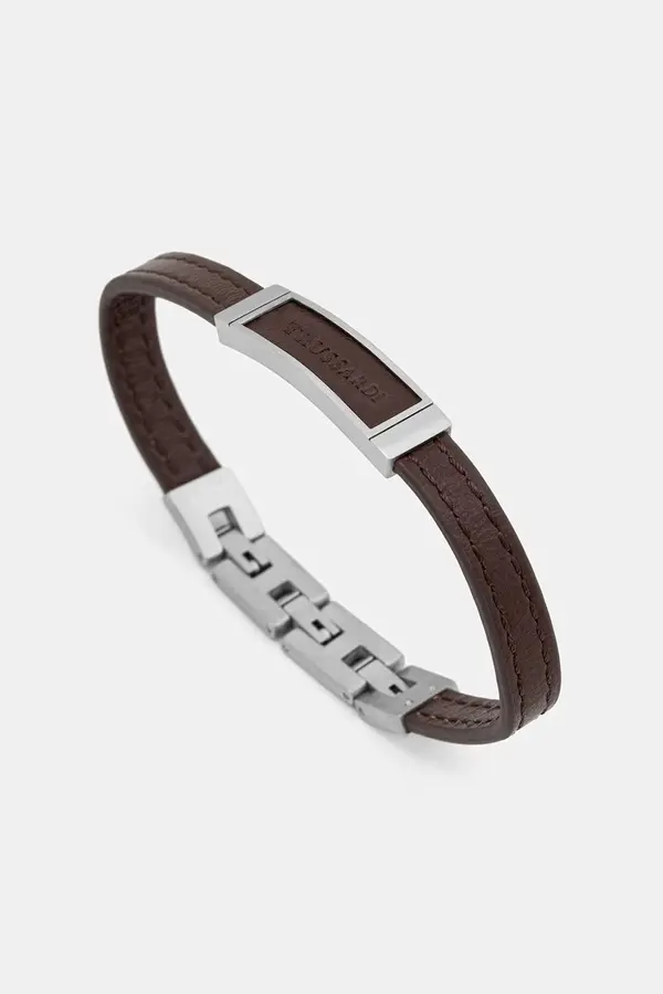 Trussardi Trussardi zapestnica moška usnjena