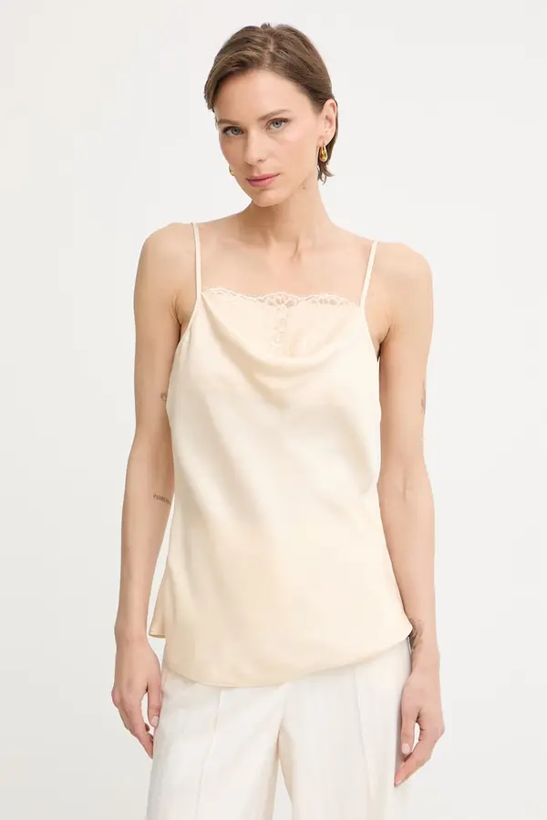 Twinset Twinset bluza z naramnicami ženska