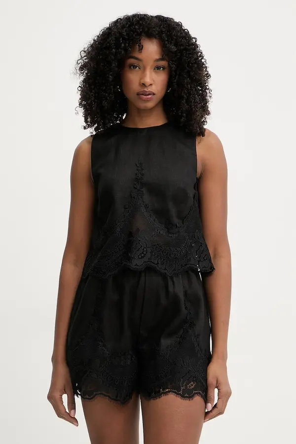 Twinset Twinset bluza ženska lanena