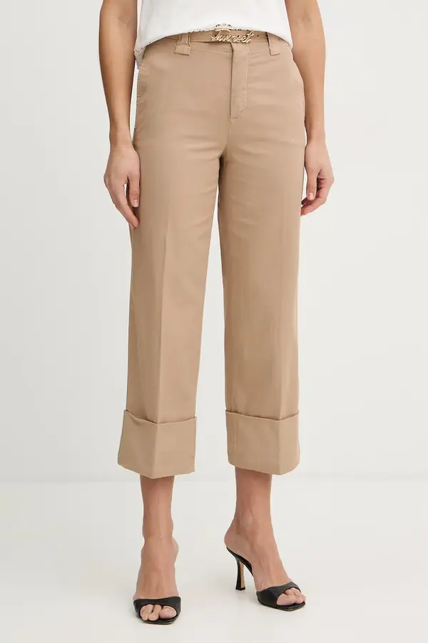 Twinset Twinset Bombažne hlače Twinset