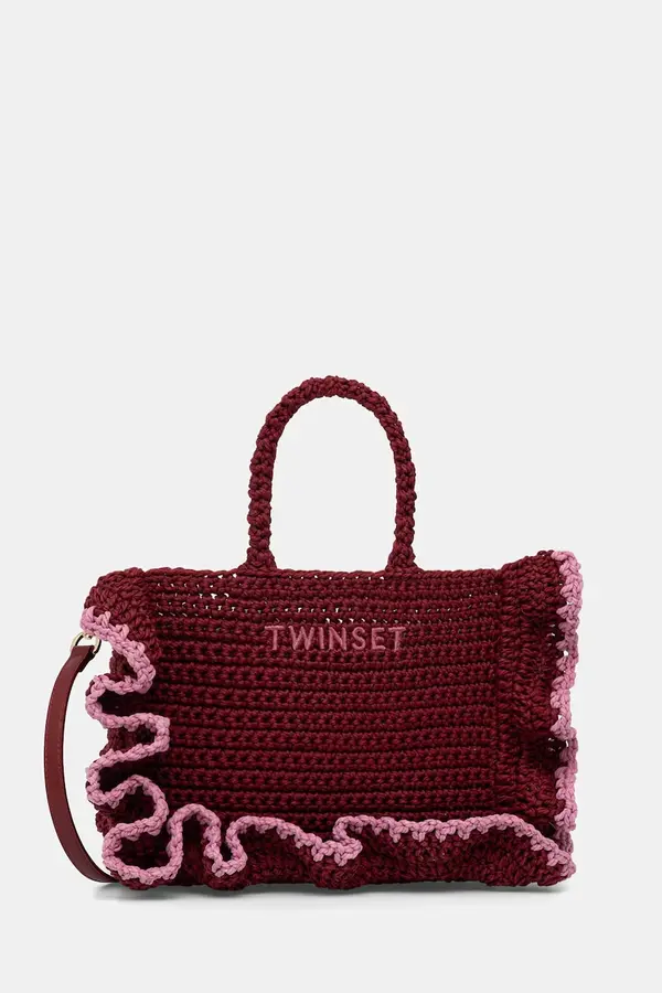 Twinset Twinset crossbody torbica ženska pletena