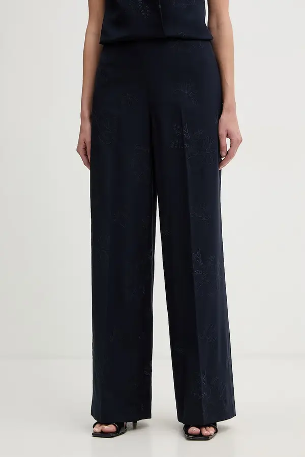 Twinset Twinset Hlače ženske z viskozo