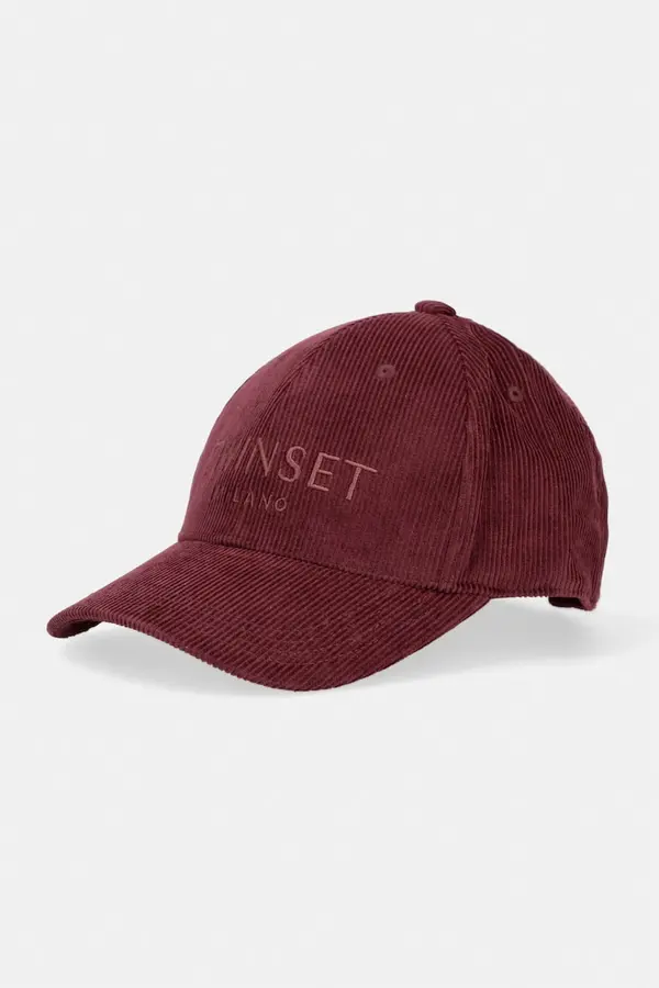 Twinset Twinset kapa s šiltom ženska rebrasta žametna