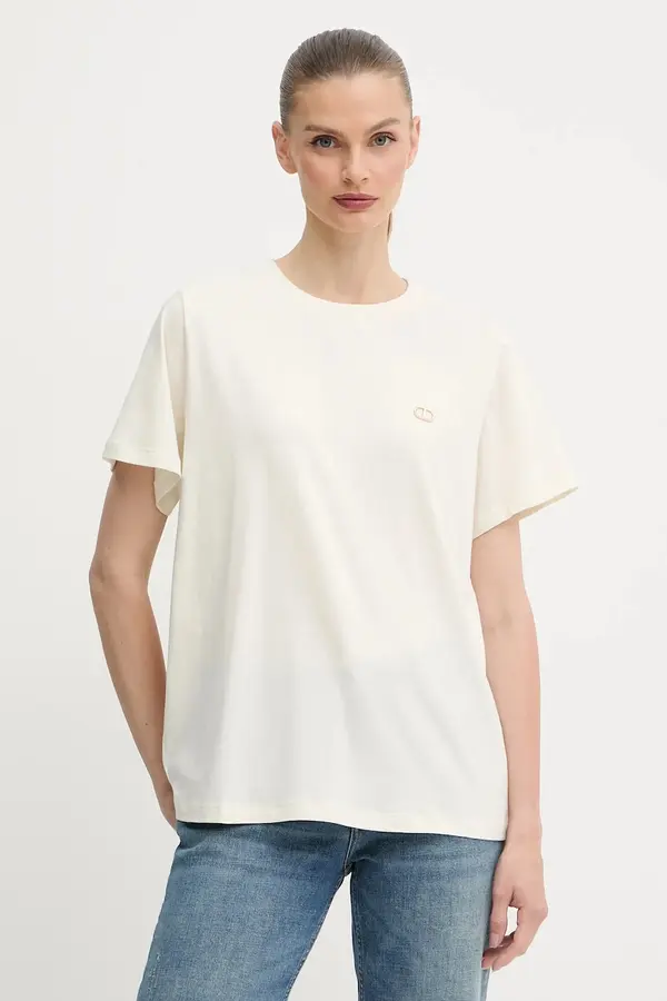 Twinset Twinset kratka majica ženska bombažna
