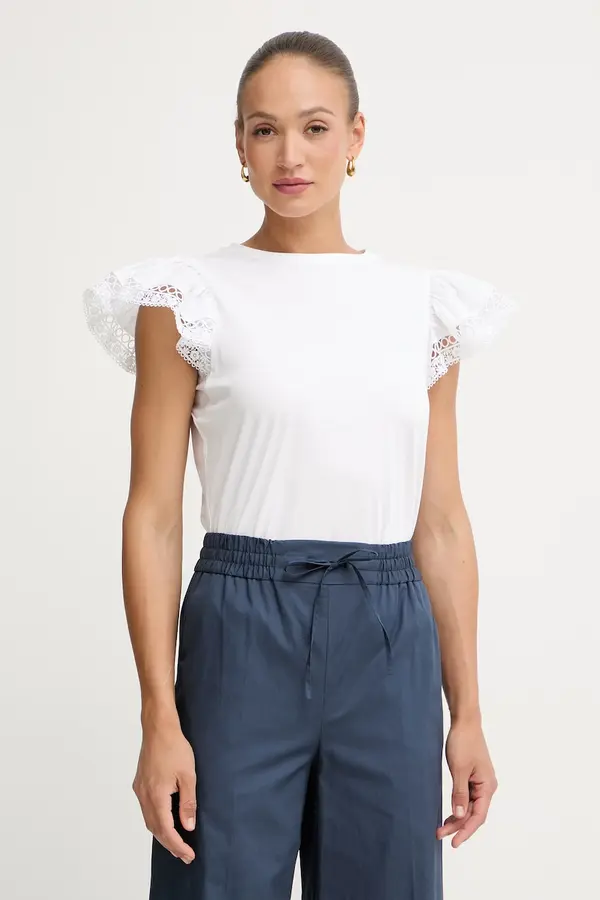 Twinset Twinset kratka majica ženska bombažna