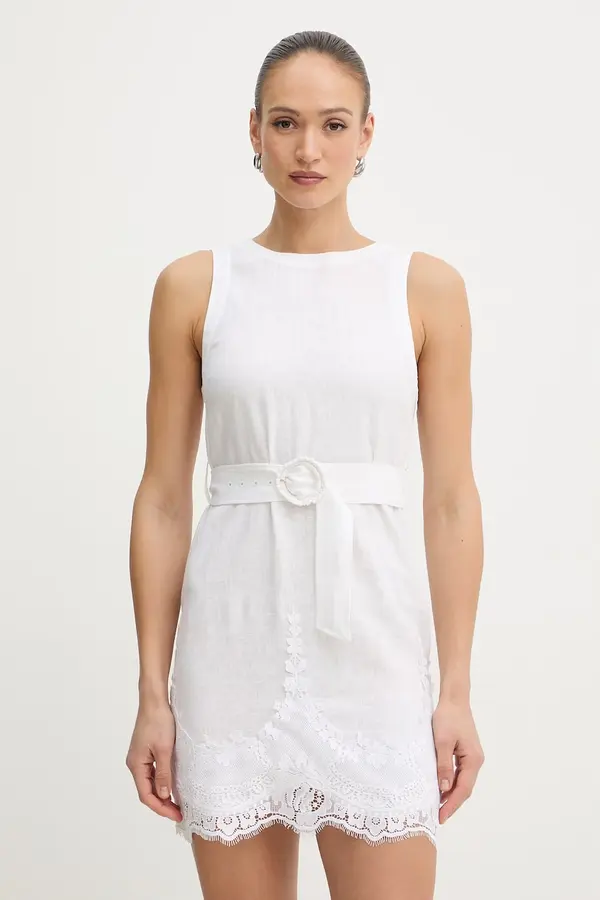 Twinset Twinset obleka lanena