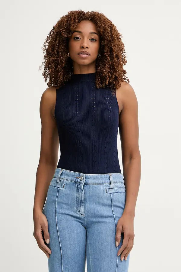 Twinset Twinset top ženski z viskozo