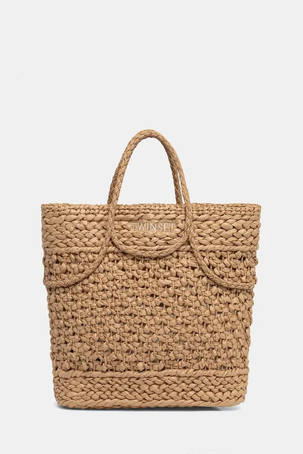 Twinset Twinset torba za na plažo ženska pletena