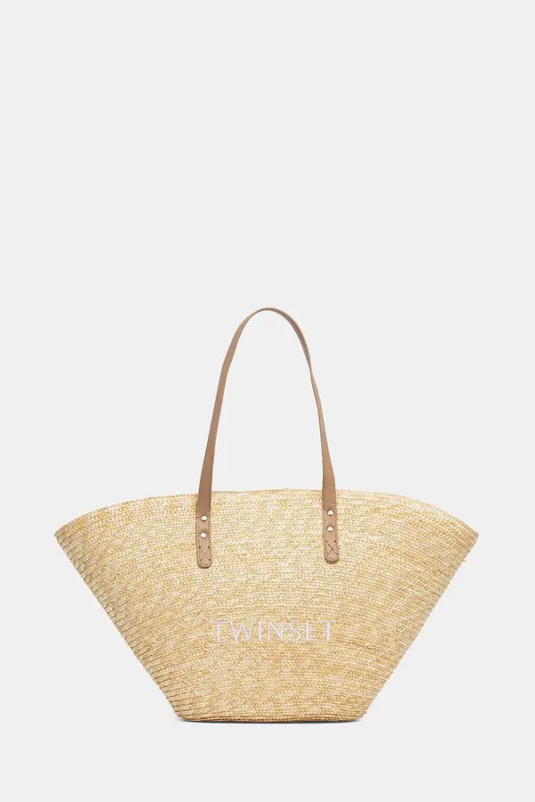 Twinset Twinset torba za na plažo ženska pletena