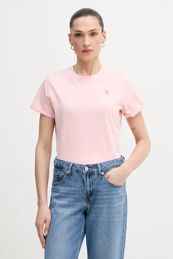 U.S. Polo Assn. U.S. Polo Assn. kratka majica ženska bombažna CREW NECK