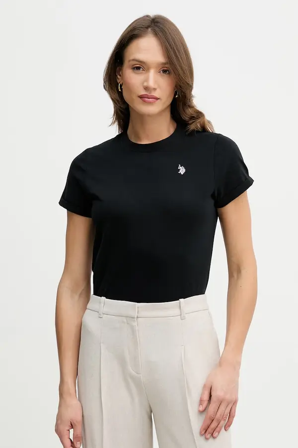 U.S. Polo Assn. U.S. Polo Assn. kratka majica ženska bombažna CREW NECK