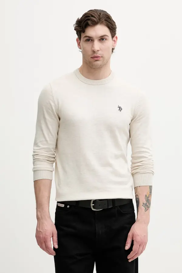 U.S. Polo Assn. U.S. Polo Assn. pulover moški z bombažem Lightweight
