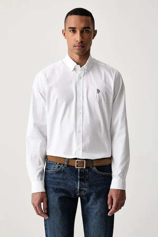 U.S. Polo Assn. U.S. Polo Assn. srajca moška bombažna STRETCH COTTON POPLIN