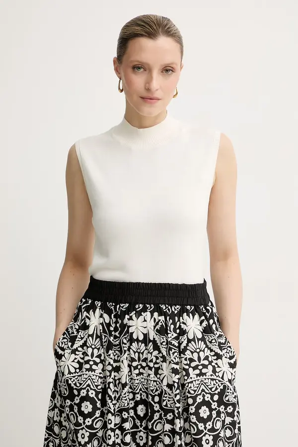 U.S. Polo Assn. U.S. Polo Assn. telovnik ženski viskozen Mock Neck Sleeveless