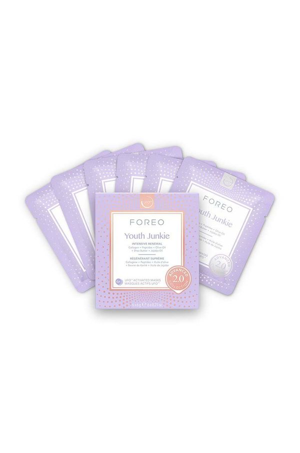 FOREO Ufo aktivirana maska proti staranju FOREO UFO Masks Youth Junkie 2.0 6-pack