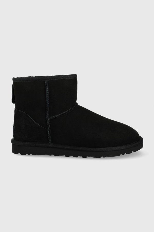 Ugg UGG semiš snežke Classic Mini moški, črna barva, 1002072-BLK