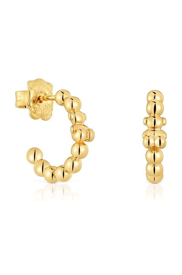 Tous Uhani iz srebra prevlečenega z zlatom Tous 1004094000