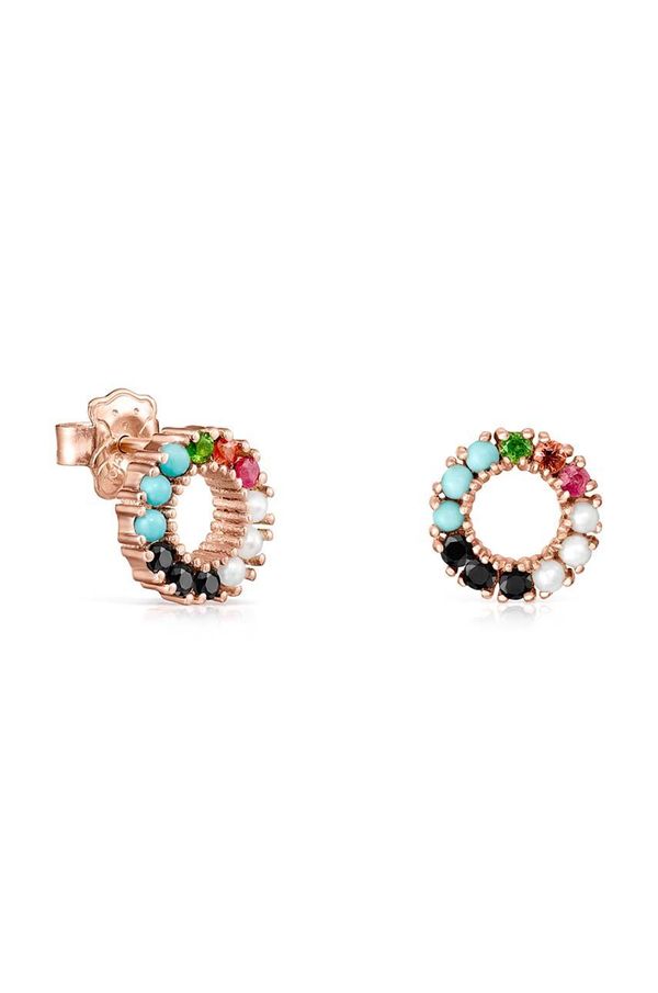 Tous Uhani iz srebra prevlečenega z zlatom Tous