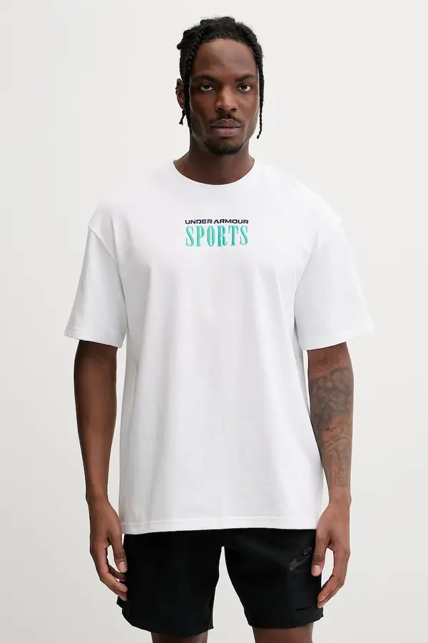 Under Armour Under Armour kratka majica moška z bombažem HWT SPORTS