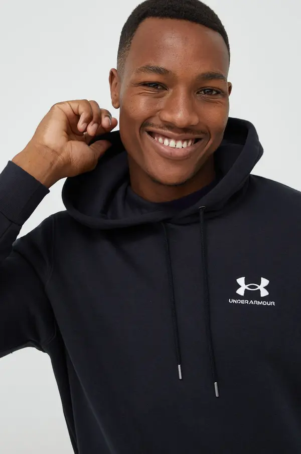Under Armour Under Armour moški pulover s kapuco z bombažem Essential Fleece