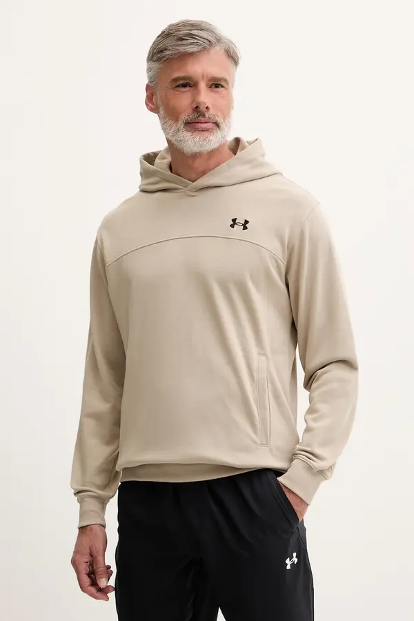 Under Armour Under Armour pulover s kapuco moški z bombažem Rival LW Hoodie