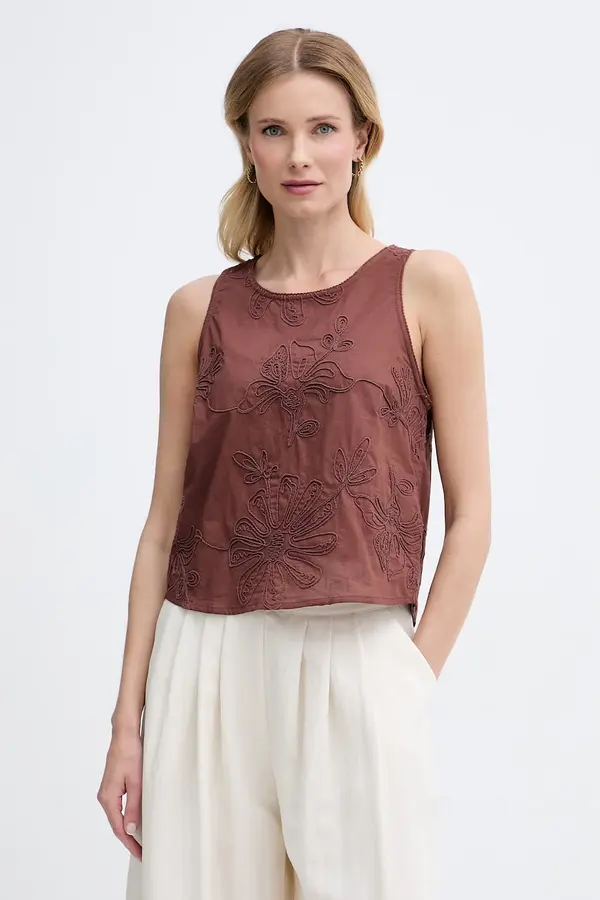 United Colors of Benetton United Colors of Benetton bluza ženska bombažna