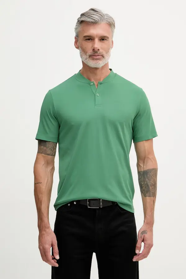 United Colors of Benetton United Colors of Benetton polo majica moška z bombažem