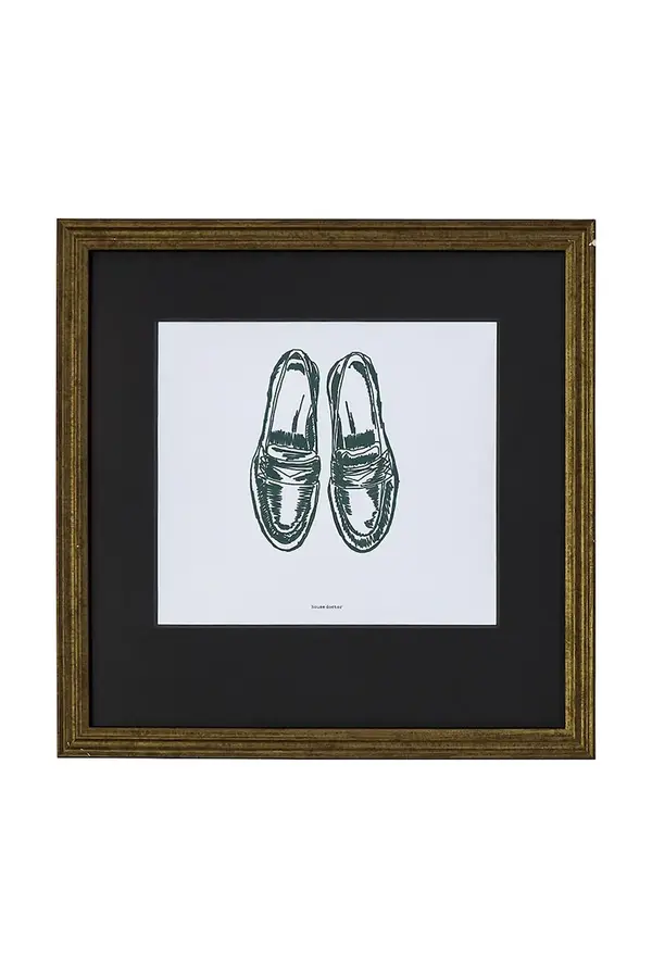 House Doctor Uokvirjena stenska dekoracija House Doctor HDShoe 40 x 40 cm