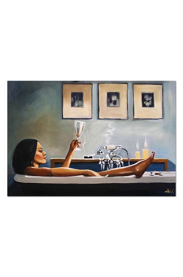 Inne Upodobitev, naslikana z oljem Jack Vettriano, Night-Time Rituals