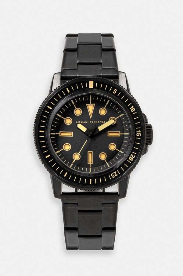 Armani Exchange Ura Armani Exchange moška, črna barva, AX1855