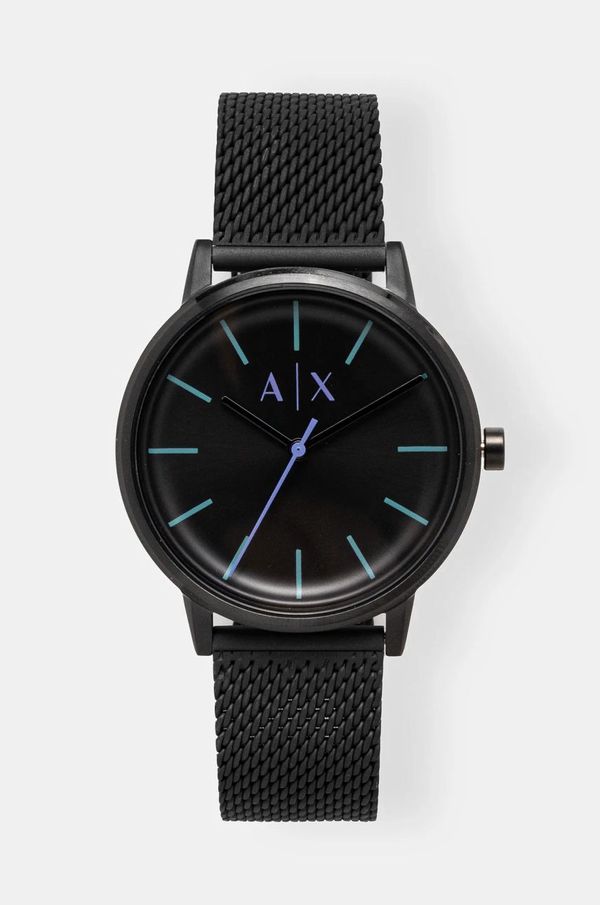 Armani Exchange Ura Armani Exchange moška, črna barva, AX2760