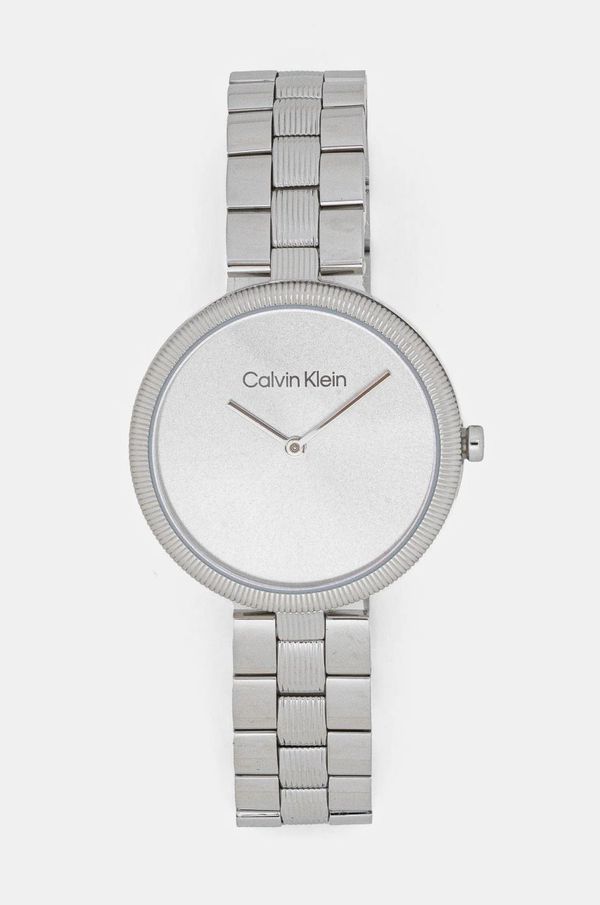 Calvin Klein Ura Calvin Klein ženska, srebrna barva, 25100015