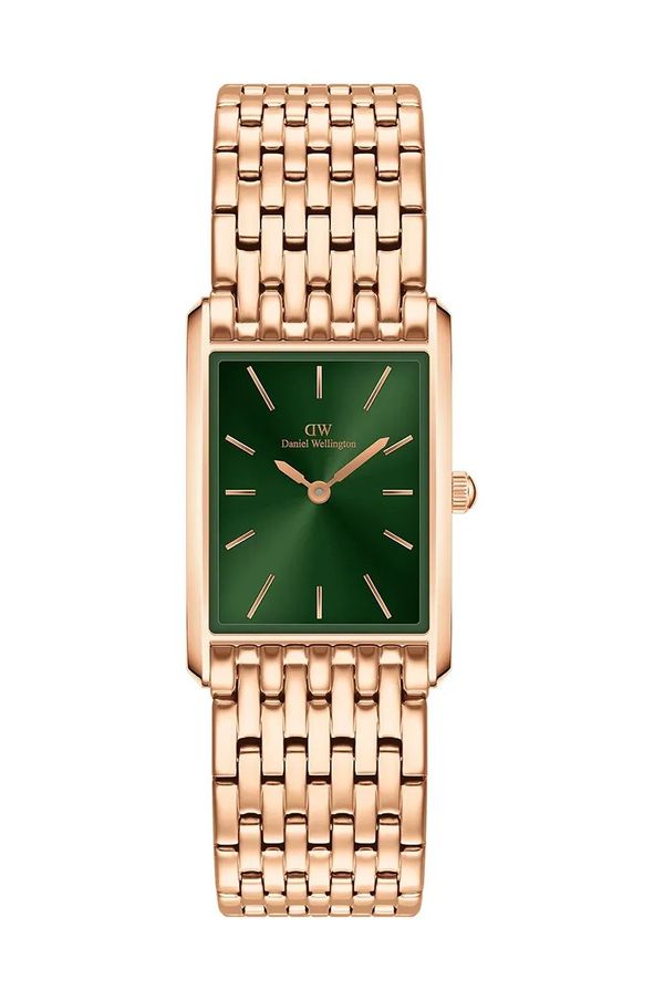 Daniel Wellington Ura Daniel Wellington Bound 9-Link Emerald Sunray ženska, zlata barva, DW00100704