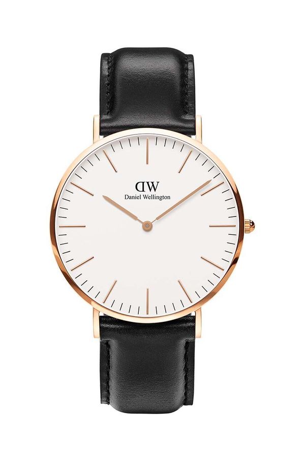 Daniel Wellington Ura Daniel Wellington Classic 40 Sheffield RG ženska, črna barva