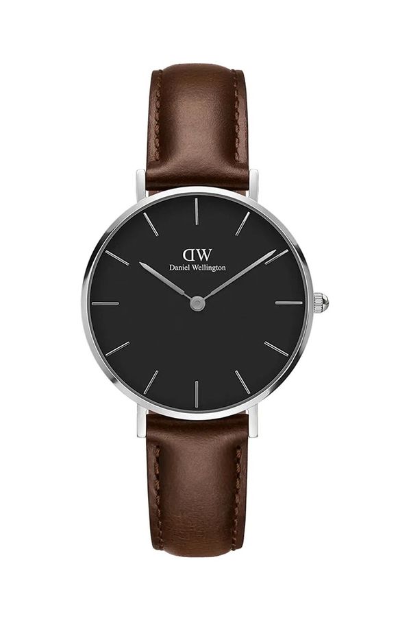 Daniel Wellington Ura Daniel Wellington Classic Petite Bristol 32 moška, rjava barva, DW00100177