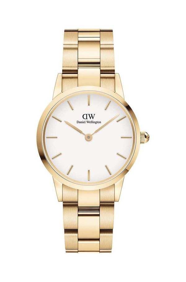 Daniel Wellington Ura Daniel Wellington Iconic Link White ženska, zlata barva