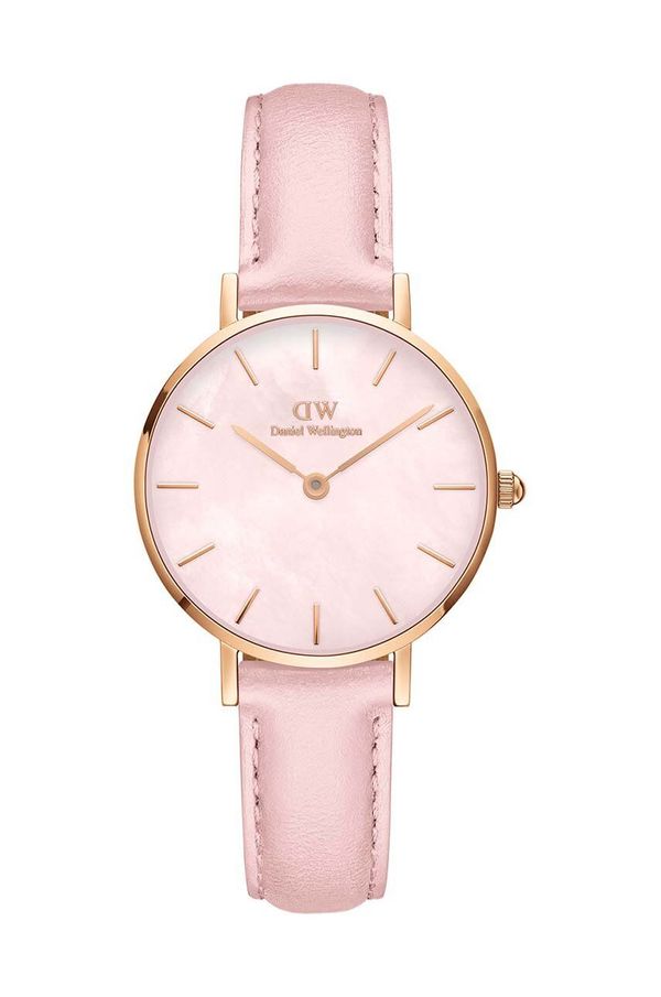 Daniel Wellington Ura Daniel Wellington Petite 28 Pink leather ženska, roza barva