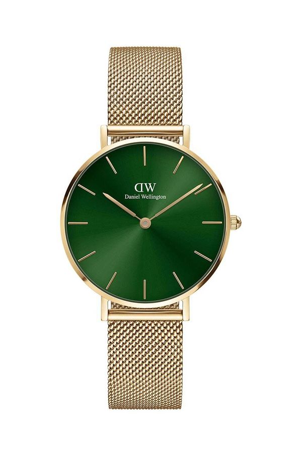 Daniel Wellington Ura Daniel Wellington Petite Emerald 32 ženska, zlata barva