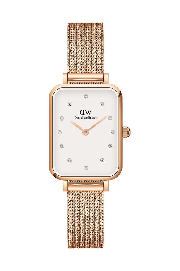 Daniel Wellington Ura Daniel Wellington Quadro 20x26 ženska, roza barva